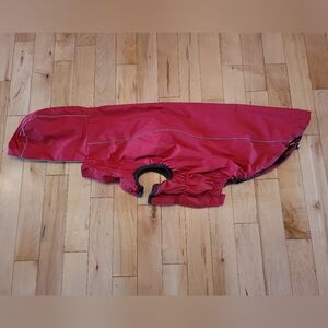 4XL reversible dog rain jacket